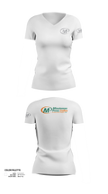 Minuteman Press Crofton Women's Short Sleeve V-neck Shirt - 21
