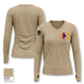 138th Fires Brigade 40102368 Women's Long Sleeve V-neck Shirt - 1