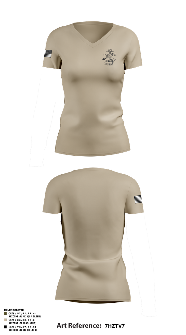 Womens Short Sleeve Vneck Shirt, 1345, Marines, Teamtime, Team time, sublimation, custom sports apparel, team uniforms, spirit wear, spiritwear, sports uniforms, custom shirts, team store, custom team store, fundraiser sports, apparel fundraiser