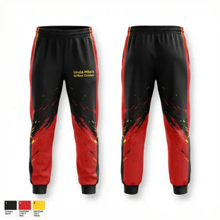 Sweatpants, Uncle Mike's Grilled Chicken, , Teamtime, Team time, sublimation, custom sports apparel, team uniforms, spirit wear, spiritwear, sports uniforms, custom shirts, team store, custom team store, fundraiser sports, apparel fundraiser