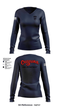 Cuyuna Fire Department 81875923 Women's Long Sleeve V-neck Shirt - 1