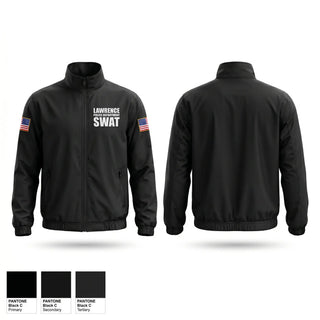 Windbreaker, Lawrence Police Department SWAT, Police, Teamtime, Team time, sublimation, custom sports apparel, team uniforms, spirit wear, spiritwear, sports uniforms, custom shirts, team store, custom team store, fundraiser sports, apparel fundraiser