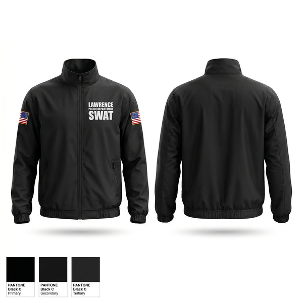 Windbreaker, Lawrence Police Department SWAT, Police, Teamtime, Team time, sublimation, custom sports apparel, team uniforms, spirit wear, spiritwear, sports uniforms, custom shirts, team store, custom team store, fundraiser sports, apparel fundraiser