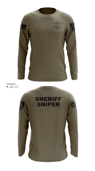 Long Sleeve Performance Shirt, Fayette County Sheriff WV, Police, Teamtime, Team time, sublimation, custom sports apparel, team uniforms, spirit wear, spiritwear, sports uniforms, custom shirts, team store, custom team store, fundraiser sports, apparel fundraiser