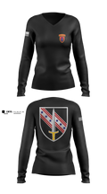 6/54th Security Force Assistance Brigade Women's Long Sleeve V-neck Shirt - 1