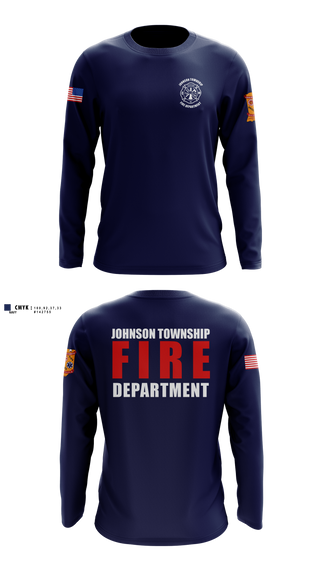 Long Sleeve Performance Shirt, Johnson township fire department, Fire Department, Teamtime, Team time, sublimation, custom sports apparel, team uniforms, spirit wear, spiritwear, sports uniforms, custom shirts, team store, custom team store, fundraiser sports, apparel fundraiser