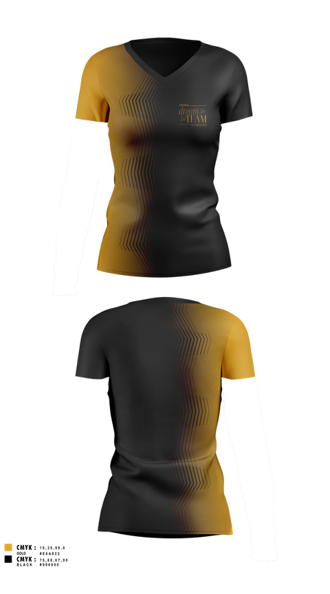 Womens Short Sleeve Vneck Shirt, Lebanon Dance Team, Spirit Store, Teamtime, Team time, sublimation, custom sports apparel, team uniforms, spirit wear, spiritwear, sports uniforms, custom shirts, team store, custom team store, fundraiser sports, apparel fundraiser