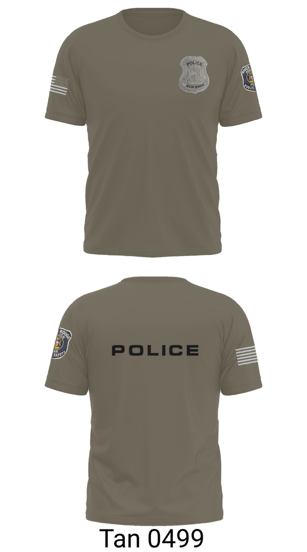 Old School Cotton Feel Shirt, RRPD, Police, Teamtime, Team time, sublimation, custom sports apparel, team uniforms, spirit wear, spiritwear, sports uniforms, custom shirts, team store, custom team store, fundraiser sports, apparel fundraiser