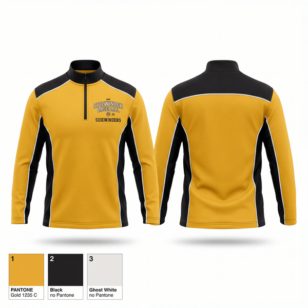 Quarter Zip Jacket, Sidewinders, Baseball, Teamtime, Team time, sublimation, custom sports apparel, team uniforms, spirit wear, spiritwear, sports uniforms, custom shirts, team store, custom team store, fundraiser sports, apparel fundraiser
