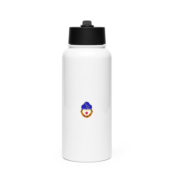 MEDDAC-AK 80338310 Stainless Steel Water Bottle with a Straw Lid