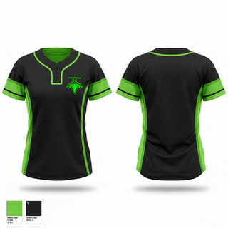 Two Button Softball Jersey, GSF Fireflies, Softball, Teamtime, Team time, sublimation, custom sports apparel, team uniforms, spirit wear, spiritwear, sports uniforms, custom shirts, team store, custom team store, fundraiser sports, apparel fundraiser