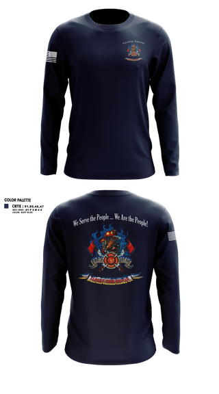 Long Sleeve Performance Shirt, Elbert Fire Protection District Colorado, Fire Department, Teamtime, Team time, sublimation, custom sports apparel, team uniforms, spirit wear, spiritwear, sports uniforms, custom shirts, team store, custom team store, fundraiser sports, apparel fundraiser