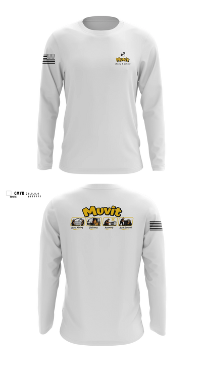 Muvit 8063137 Long Sleeve Performance Shirt - 21