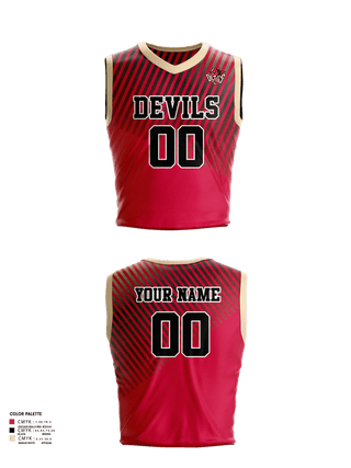 Womens Basketball Jersey, Red Springs Red Devils, Women's Basketball, Teamtime, Team time, sublimation, custom sports apparel, team uniforms, spirit wear, spiritwear, sports uniforms, custom shirts, team store, custom team store, fundraiser sports, apparel fundraiser