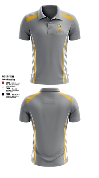 Short Sleeve Performance Polo, Golden Deers FC, Men's Soccer, Teamtime, Team time, sublimation, custom sports apparel, team uniforms, spirit wear, spiritwear, sports uniforms, custom shirts, team store, custom team store, fundraiser sports, apparel fundraiser
