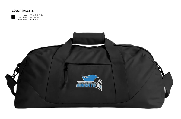 Duffle Bag, Mount Saint Mary College Swimming, Swimming, Teamtime, Team time, sublimation, custom sports apparel, team uniforms, spirit wear, spiritwear, sports uniforms, custom shirts, team store, custom team store, fundraiser sports, apparel fundraiser