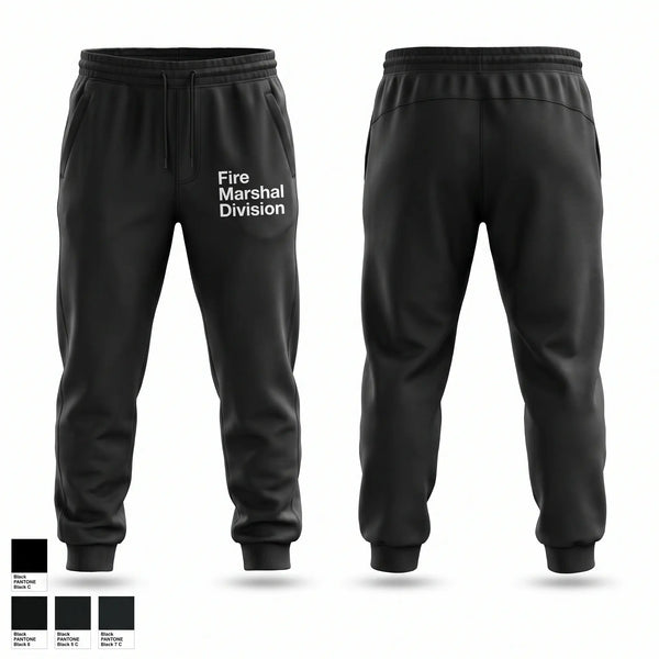 Sweatpants, Fire Marshal Division, Fire Department, Teamtime, Team time, sublimation, custom sports apparel, team uniforms, spirit wear, spiritwear, sports uniforms, custom shirts, team store, custom team store, fundraiser sports, apparel fundraiser