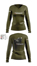 undefined Women's Long Sleeve V-neck Shirt - 3