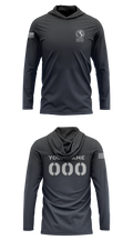 Cadott Police Department Long Sleeve hooded sunshirt - 5