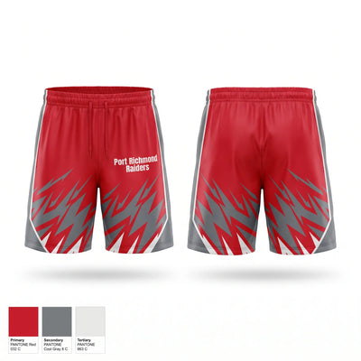 Port Richmond Raiders Athletic Shorts With Pockets - 1