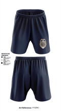 Metro Nashville Police Department Horse Mounted Unit Athletic Shorts With Pockets - 1