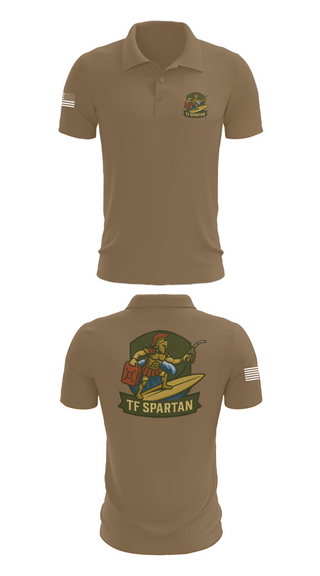 Short Sleeve Performance Polo, Task Force Spartan, , Teamtime, Team time, sublimation, custom sports apparel, team uniforms, spirit wear, spiritwear, sports uniforms, custom shirts, team store, custom team store, fundraiser sports, apparel fundraiser