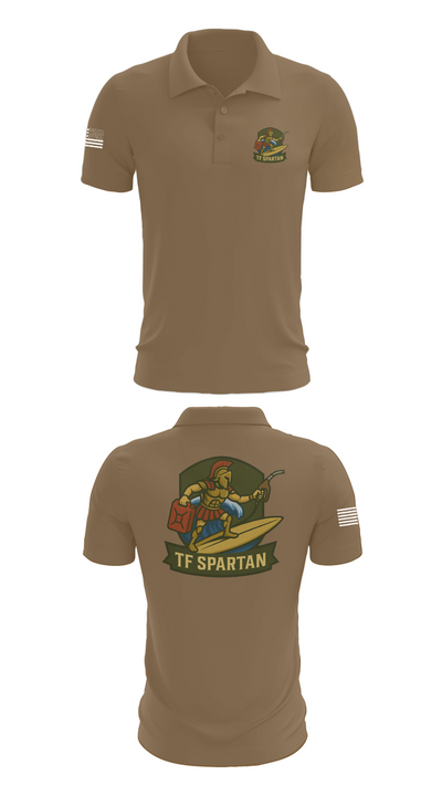 Task Force Spartan 82789422 Short Sleeve Performance Polo - 7