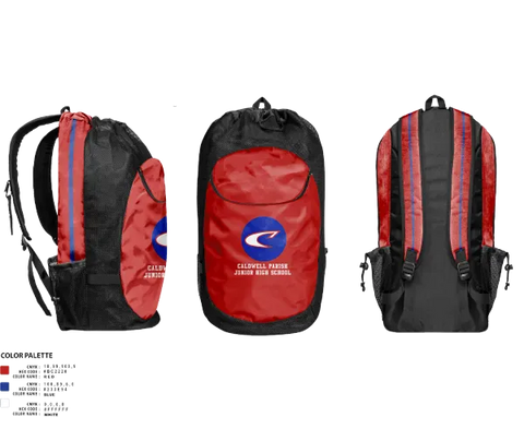 Gear Bag, Caldwell Parish Junior High School Softball, Softball, Teamtime, Team time, sublimation, custom sports apparel, team uniforms, spirit wear, spiritwear, sports uniforms, custom shirts, team store, custom team store, fundraiser sports, apparel fundraiser