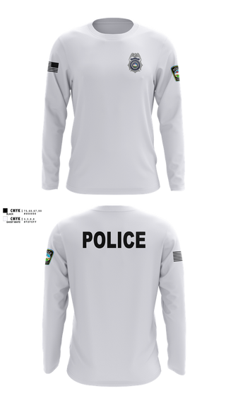 Long Sleeve Performance Shirt, Colorado Springs Police Department, Police, Teamtime, Team time, sublimation, custom sports apparel, team uniforms, spirit wear, spiritwear, sports uniforms, custom shirts, team store, custom team store, fundraiser sports, apparel fundraiser