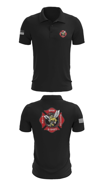 B-Shift 61265399 Short Sleeve Performance Polo - 27