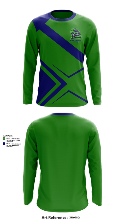Global Concepts Gators 77291013 Long Sleeve Performance Shirt 1