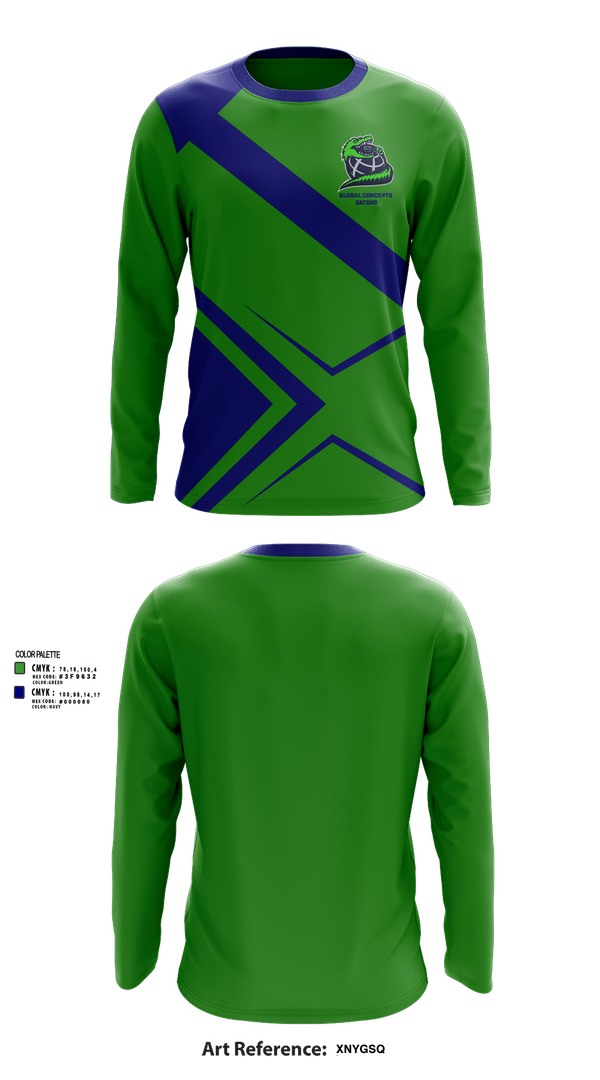 Long Sleeve Performance Shirt, Global Concepts Gators, Spirit Store, Teamtime, Team time, sublimation, custom sports apparel, team uniforms, spirit wear, spiritwear, sports uniforms, custom shirts, team store, custom team store, fundraiser sports, apparel fundraiser