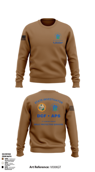Crew Neck Sweatshirt, Adult Protective Services, EMS/EMT, Teamtime, Team time, sublimation, custom sports apparel, team uniforms, spirit wear, spiritwear, sports uniforms, custom shirts, team store, custom team store, fundraiser sports, apparel fundraiser