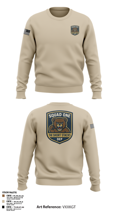 DEP Police Squad One 32340709 Crew Neck Sweatshirt - 2