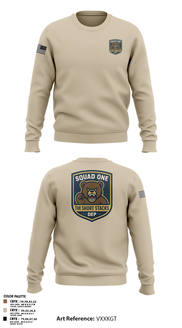 Crew Neck Sweatshirt, DEP Police Squad One, , Teamtime, Team time, sublimation, custom sports apparel, team uniforms, spirit wear, spiritwear, sports uniforms, custom shirts, team store, custom team store, fundraiser sports, apparel fundraiser