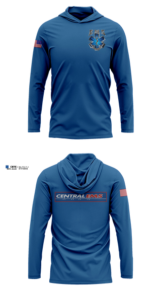 Long Sleeve hooded sunshirt, Phoenix Police Department, Police, Teamtime, Team time, sublimation, custom sports apparel, team uniforms, spirit wear, spiritwear, sports uniforms, custom shirts, team store, custom team store, fundraiser sports, apparel fundraiser