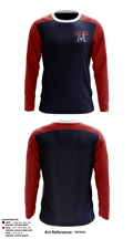 Veterans Memorial Eagles 7806279 Long Sleeve Performance Shirt 1