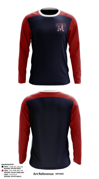 Long Sleeve Performance Shirt, Veterans Memorial Eagles, Baseball, Teamtime, Team time, sublimation, custom sports apparel, team uniforms, spirit wear, spiritwear, sports uniforms, custom shirts, team store, custom team store, fundraiser sports, apparel fundraiser