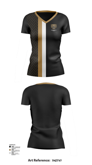 Womens Short Sleeve Vneck Shirt, Golden Grizzlies Soccer, Women's Soccer, Teamtime, Team time, sublimation, custom sports apparel, team uniforms, spirit wear, spiritwear, sports uniforms, custom shirts, team store, custom team store, fundraiser sports, apparel fundraiser
