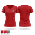 Kaukauna Professional Firefighters Local 1594 Women's Short Sleeve V-neck Shirt - 1