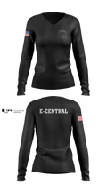PWCPD E Central 49877170 Women's Long Sleeve V-neck Shirt - 3