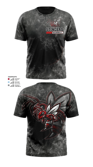 Short Sleeve Performance Shirt, Southern Ohio Stingers, Baseball, Teamtime, Team time, sublimation, custom sports apparel, team uniforms, spirit wear, spiritwear, sports uniforms, custom shirts, team store, custom team store, fundraiser sports, apparel fundraiser