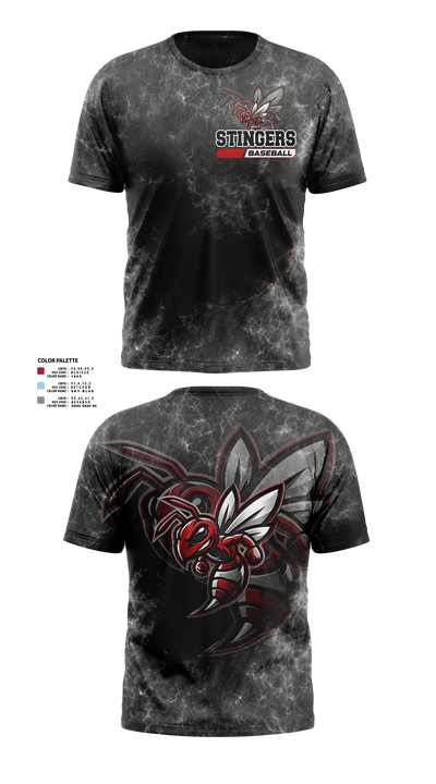 Southern Ohio Stingers Short Sleeve Performance Shirt - 9