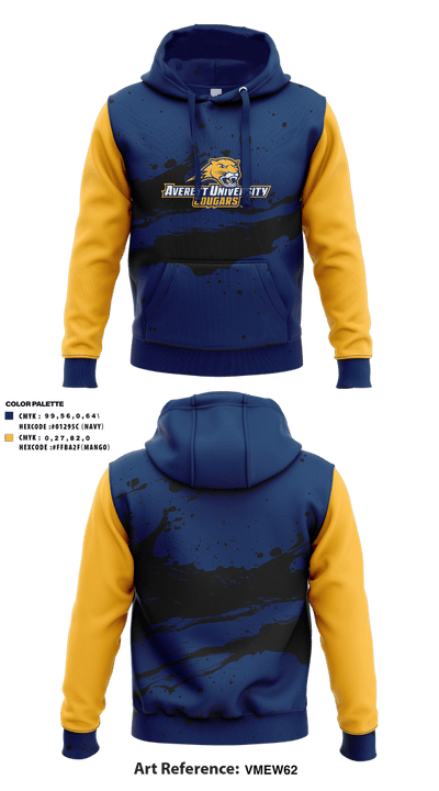 Averett University Track & Field 47434909 Hoodie - 1