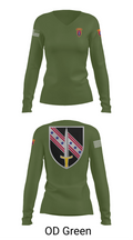 6/54th SFAB 47139955 Women's Long Sleeve V-neck Shirt - 54