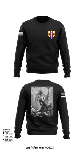Crew Neck Sweatshirt, 7455th MORU, , Teamtime, Team time, sublimation, custom sports apparel, team uniforms, spirit wear, spiritwear, sports uniforms, custom shirts, team store, custom team store, fundraiser sports, apparel fundraiser