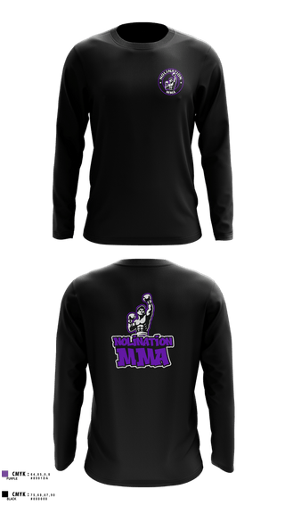 Long Sleeve Performance Shirt, NOLINATION MMA, , Teamtime, Team time, sublimation, custom sports apparel, team uniforms, spirit wear, spiritwear, sports uniforms, custom shirts, team store, custom team store, fundraiser sports, apparel fundraiser