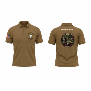 Short Sleeve Performance Polo, Echo 2-55 Adar IRF, Army, Teamtime, Team time, sublimation, custom sports apparel, team uniforms, spirit wear, spiritwear, sports uniforms, custom shirts, team store, custom team store, fundraiser sports, apparel fundraiser