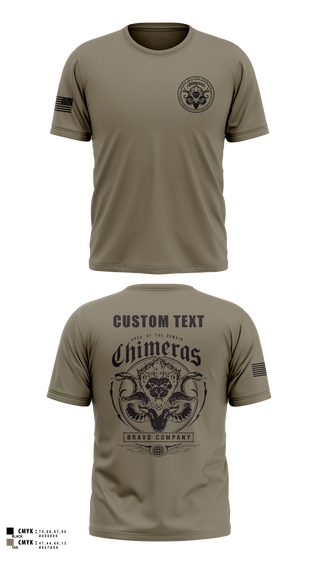 Old School Cotton Shirt, Bravo Company, 401st Cyber Battalion, Army, Teamtime, Team time, sublimation, custom sports apparel, team uniforms, spirit wear, spiritwear, sports uniforms, custom shirts, team store, custom team store, fundraiser sports, apparel fundraiser