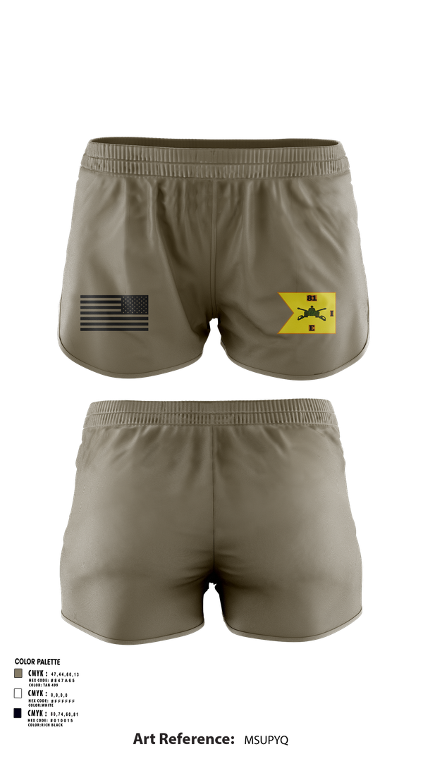 Ranger Panties, E1-81 AR BDE, , Teamtime, Team time, sublimation, custom sports apparel, team uniforms, spirit wear, spiritwear, sports uniforms, custom shirts, team store, custom team store, fundraiser sports, apparel fundraiser